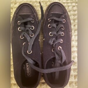 Converse Black Canvas Sneakers